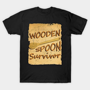 Wooden Spoon Survivor //Design On tshirt for to all T-Shirt